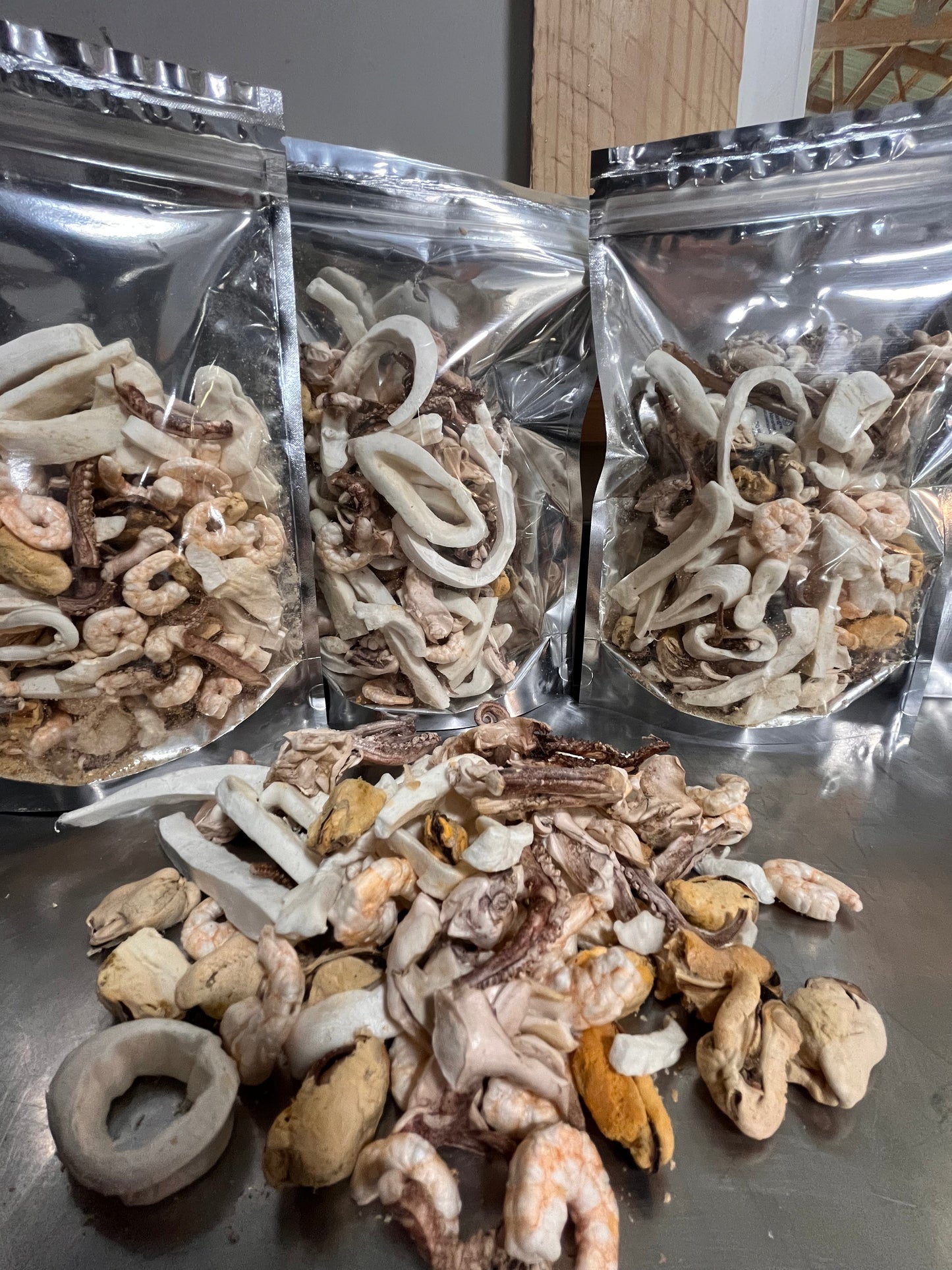 Freeze Dried Seafood Medley